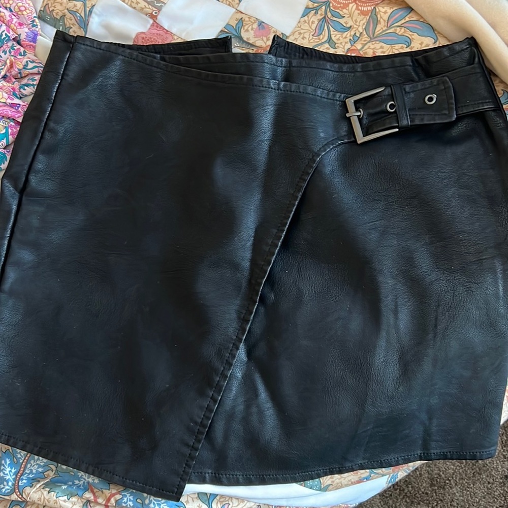 JACK by BB Dakota leather skirt